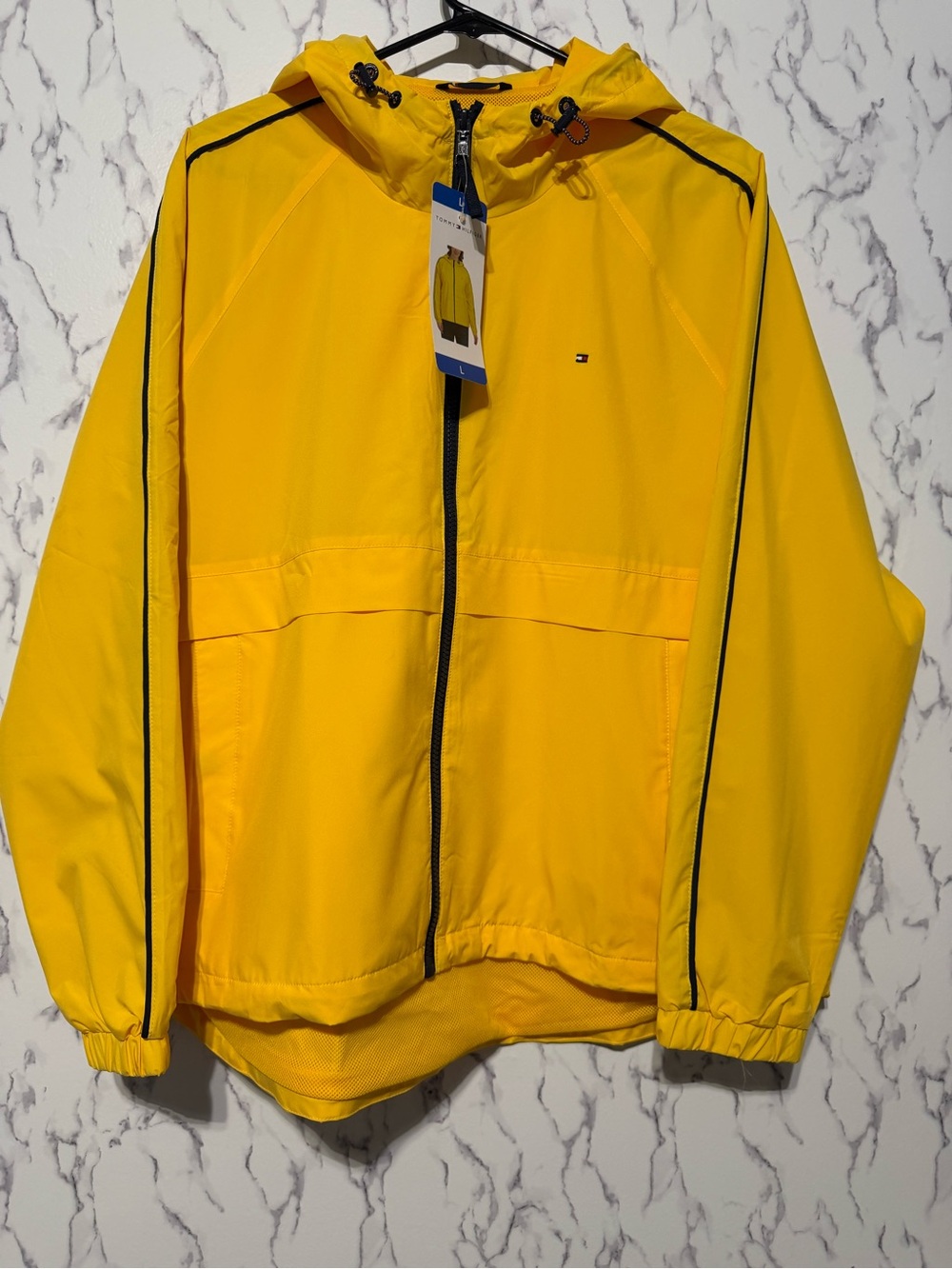 Tommy Hilfiger Women’s Daffodil Yellow  Windbreaker Jacket L NWT